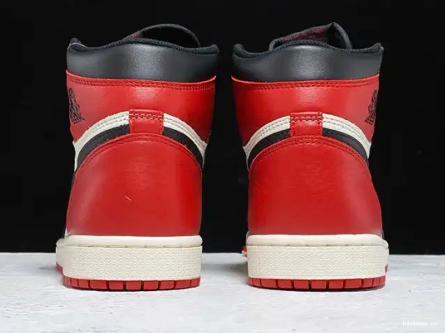 Rep Kickmax Air 555088-610 Bred Toe OG 1 High Jordan Retro 0611